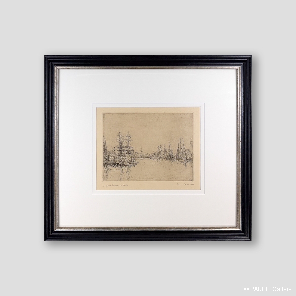 ENSOR James - Le grand bassin � Oostende